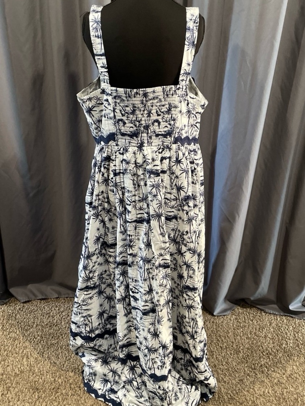 belle isle by Torrid NWOT baby doll poplin maxi dress size 1X - Picture 5 of 6